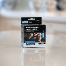 Load image into Gallery viewer, AEROTAPE Black Kinesiology Pro Sports Tape 5cm x 5m