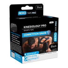 Load image into Gallery viewer, AEROTAPE Black Kinesiology Pro Sports Tape 5cm x 5m
