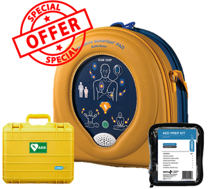 HeartSine samaritan PAD 350P Defibrillator "Waterproof Bundle"