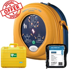 HeartSine samaritan PAD 360P Defibrillator "Waterproof Bundle"