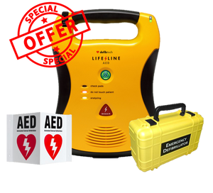Defibtech Semi Automatic Defibrillator AED "Waterproof Bundle"