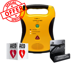 Defibtech Semi Automatic Defibrillator AED "Bracket Bundle"